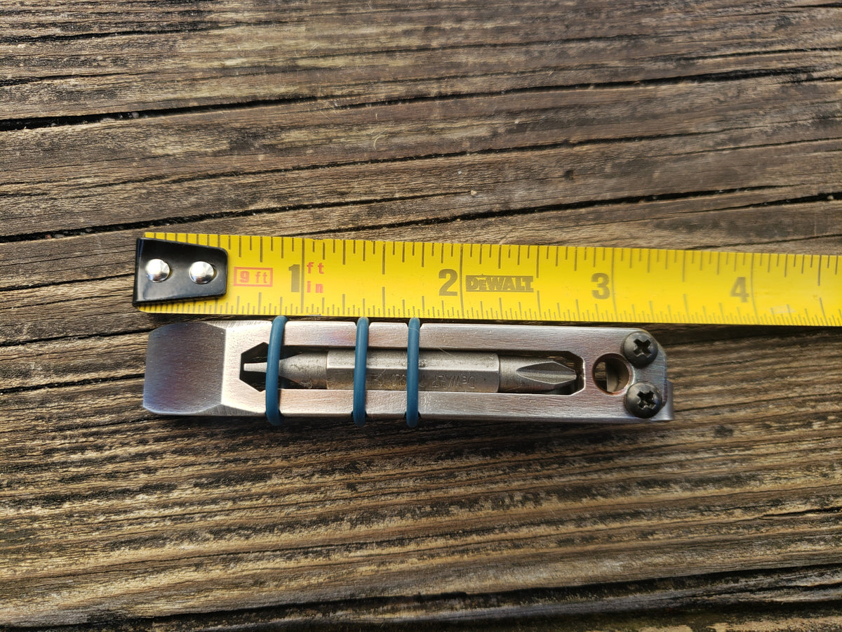 Micro Keychain EDC Pocket Pry Bar Multitool - Stonewashed – Teale Designs