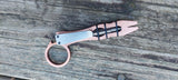 1/4" Copper The Ring Curve  Fork EDC Pocket Pry Bar Multi-tool