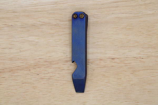 Teale Designs Tools Stocky Titanium Pocket Pry Bar - Blue