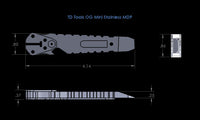 TD Tools OG Mini Magnetic Drive Pry (MDP) -  Random Polished