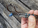 The Ring Perforated EDC Pocket Pry Bar Multi-tool - Gun Metal