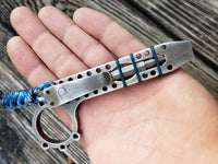 The Ring Perforated EDC Pocket Pry Bar Multi-tool - Gun Metal