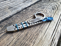 The Ring Perforated EDC Pocket Pry Bar Multi-tool - Gun Metal