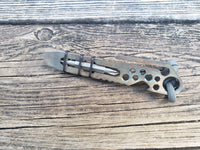 The OG Intergrated EDC Pocket Pry Bar Multitool - Flamed