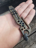 The OG Intergrated EDC Pocket Pry Bar Multitool - Flamed