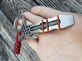 The Hex Side Clip EDC Pocket Pry Bar Multitool - Polished