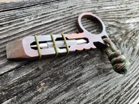 The Stout No Clip EDC Pocket Pry Bar Multitool - Flamed