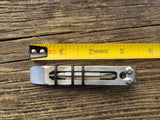 The Mini Slim Double EDC Pocket Keychain Pry Bar Multitool - Polished