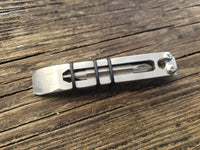 The Mini Slim Double EDC Pocket Keychain Pry Bar Multitool - Polished