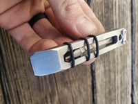 The Mini Slim Double EDC Pocket Keychain Pry Bar Multitool - Polished