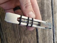 The Mini Slim Double EDC Pocket Keychain Pry Bar Multitool - Polished