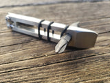 The Mini Slim Double EDC Pocket Keychain Pry Bar Multitool - Polished