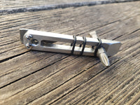 The Mini Slim Double EDC Pocket Keychain Pry Bar Multitool - Polished