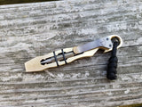 1/4 Thick Brass The Curve EDC Pocket Pry Bar Multitool