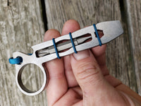 The OG No Clip EDC Pocket Pry Bar Multitool - Stonewashed