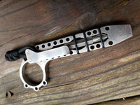 The Ring Perforated EDC Pocket Pry Bar Multi-tool - Stonewashed