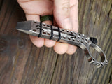 The Ring Perforated EDC Pocket Pry Bar Multi-tool - Stonewashed