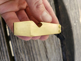 1/4 Brass Plain Shorty EDC Pocket Pry Bar Multitool