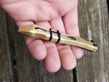 1/4 Thick Brass The Curve Shorty Deep Clip EDC Pocket Pry Bar Multitool