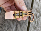 1/4" Copper The Ring Curve EDC Pocket Pry Bar Multi-tool