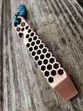 The Knurled Hex Copper EDC Pocket Pry Bar Multitool