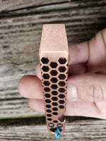 The Knurled Hex Copper EDC Pocket Pry Bar Multitool