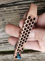 The Knurled Hex Copper EDC Pocket Pry Bar Multitool