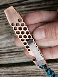 The Knurled Hex Copper EDC Pocket Pry Bar Multitool