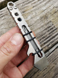 The Ninja Double EDC Pocket Pry Bar Multitool - Stonewashed