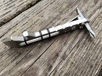 The Ninja Double EDC Pocket Pry Bar Multitool - Stonewashed