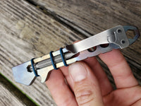 The Ninja Double EDC Pocket Pry Bar Multitool - Flamed