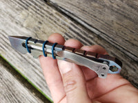 The Ninja Double EDC Pocket Pry Bar Multitool - Flamed