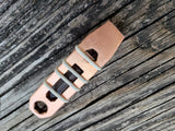 1/4 Copper Micro Keychain EDC Pocket Pry Bar Multitool