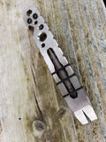 The Husky Fork Double Bit EDC Pocket Pry Bar Multitool - Polished