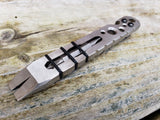 The Husky Fork Double Bit EDC Pocket Pry Bar Multitool - Polished