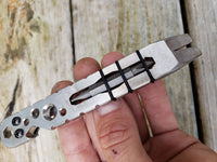 The Husky Fork Double Bit EDC Pocket Pry Bar Multitool - Polished