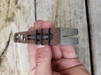 The Husky Fork Double Bit EDC Pocket Pry Bar Multitool - Polished