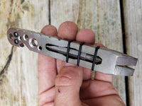 The Husky Fork Double Bit EDC Pocket Pry Bar Multitool - Polished