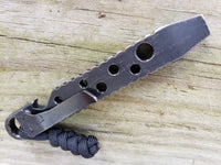 Bubbled EDC Pocket Pry Bar Multitool - Black Oxide