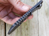 Bubbled EDC Pocket Pry Bar Multitool - Black Oxide