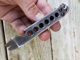 The Centerline Fork EDC Pocket Pry Bar Multitool - Weathered Black Oxide