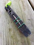 The Husky Fork Double Bit EDC Pocket Pry Bar Multitool - Weathered Black Oxide