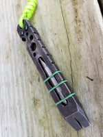 The Husky Fork Double Bit EDC Pocket Pry Bar Multitool - Weathered Black Oxide