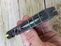 The Husky Fork Double Bit EDC Pocket Pry Bar Multitool - Weathered Black Oxide