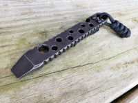 Bubbled EDC Pocket Pry Bar Multitool - Black Oxide