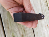 Carved Husky Solid EDC Pocket Pry Bar Multitool - Black Oxide