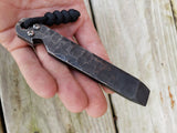 Carved Husky Solid EDC Pocket Pry Bar Multitool - Black Oxide