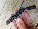 Bubbled No Popper EDC Pocket Pry Bar Multitool - Black Oxide