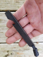 Slimjim No Clip EDC Pocket Pry Bar Multitool - Black Oxide