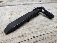 The Knurled EDC Pocket Pry Bar Multitool - Black Oxide